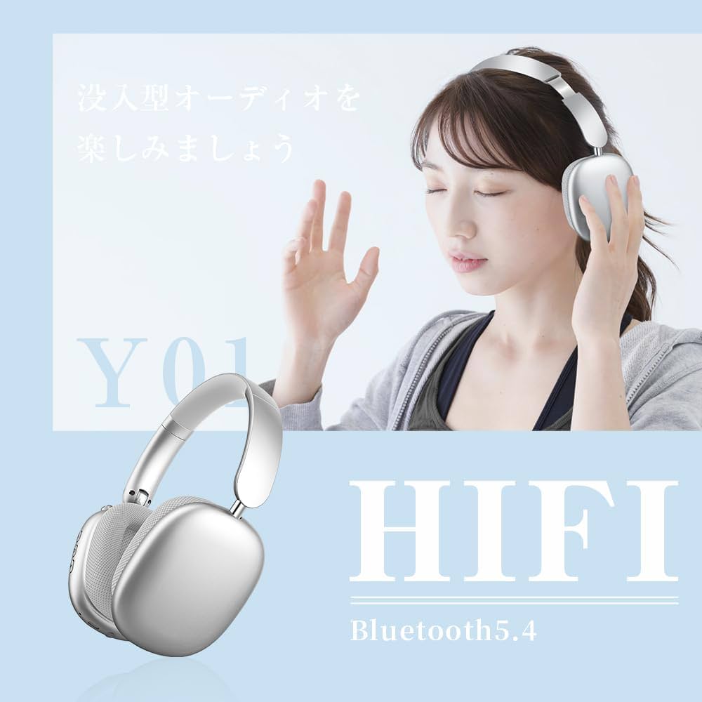 Amazon.co.jp: ヘッドホン Bluetooth ワイヤレスヘッドホン Bluetooth